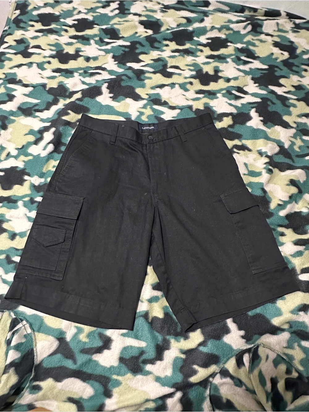 Landmark Black Cargo Shorts - Men’s Utility Shorts
